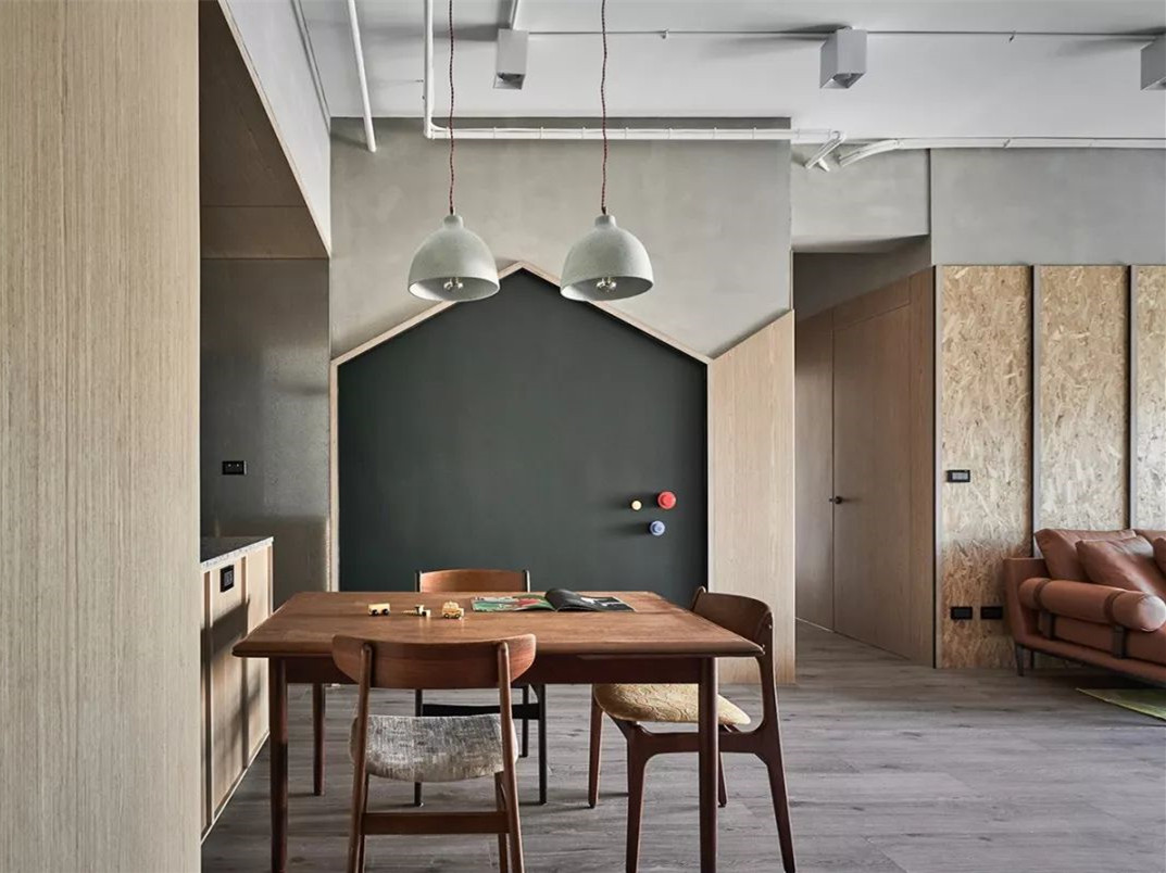 台湾日系轻工业风的住宅-2