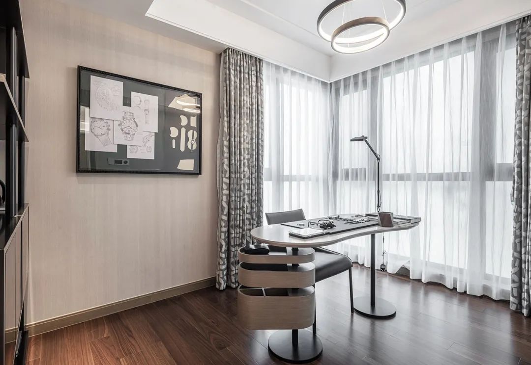 杭州中旅归锦府现代简约样板间 | 家的色彩与都市绿洲-46