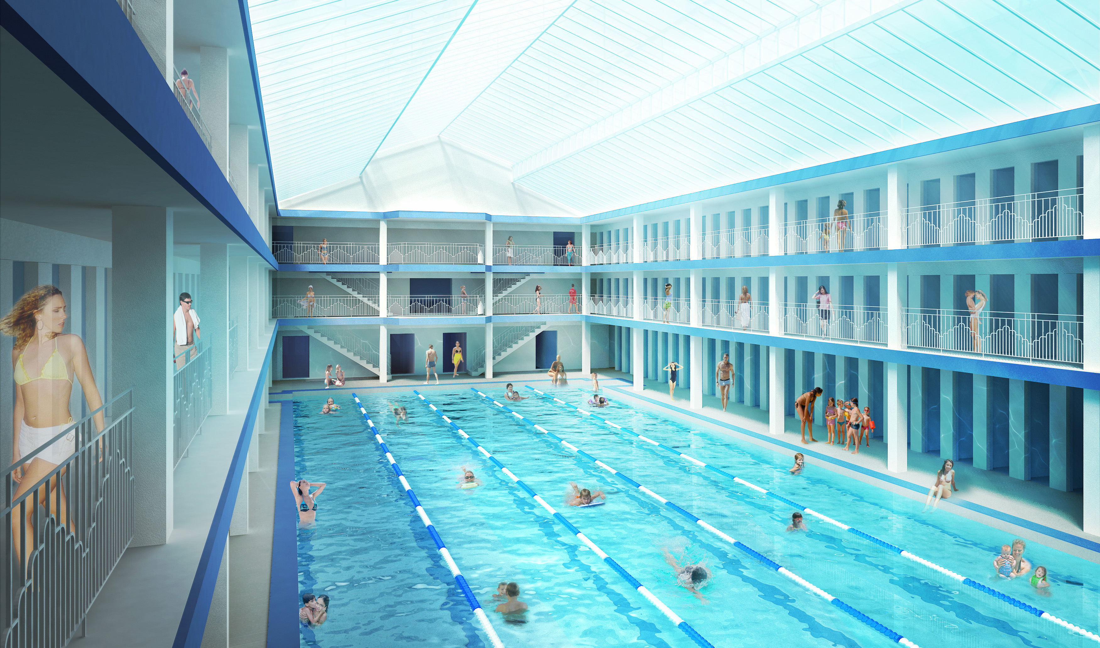 Aquatic Centers & Pools - 3D Visualization (Archive)-15