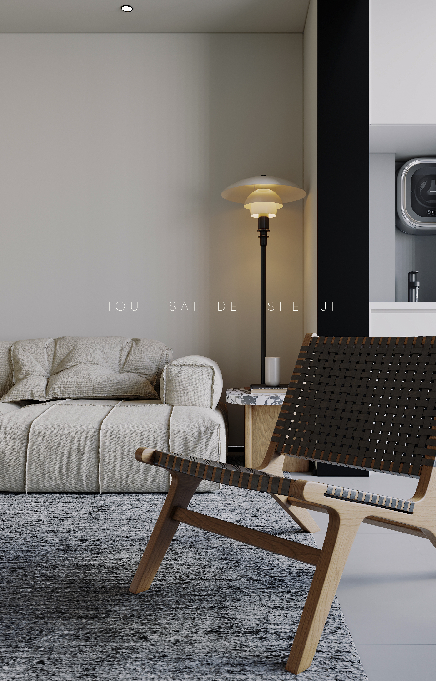 现代极简风格室内设计丨中国河北丨HSD 空间设计-14