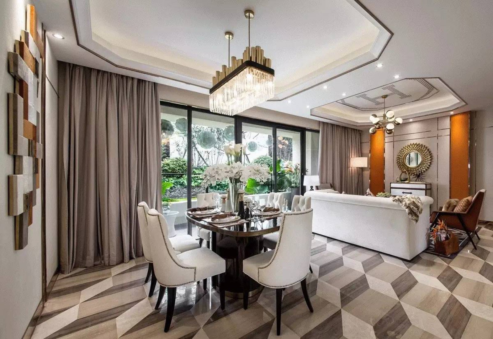 120㎡四川成都中洲集团样板房  逸尚东方-6