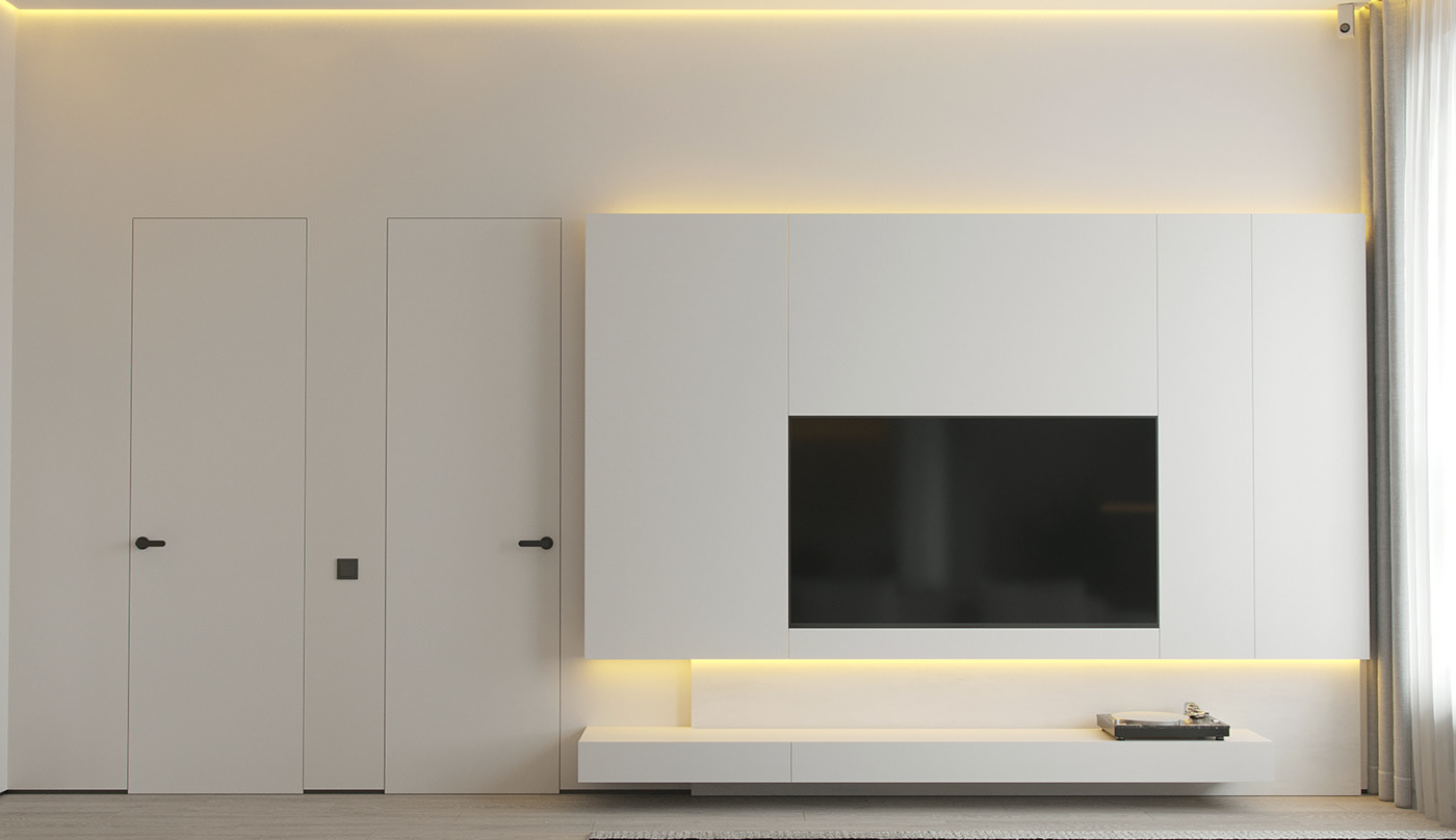 81平 现代简约小空间设计-5