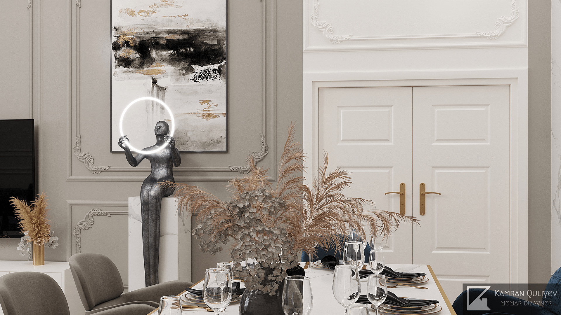 LIVINGROOM 室内设计丨阿塞拜疆丨Kamran Guliyev-27