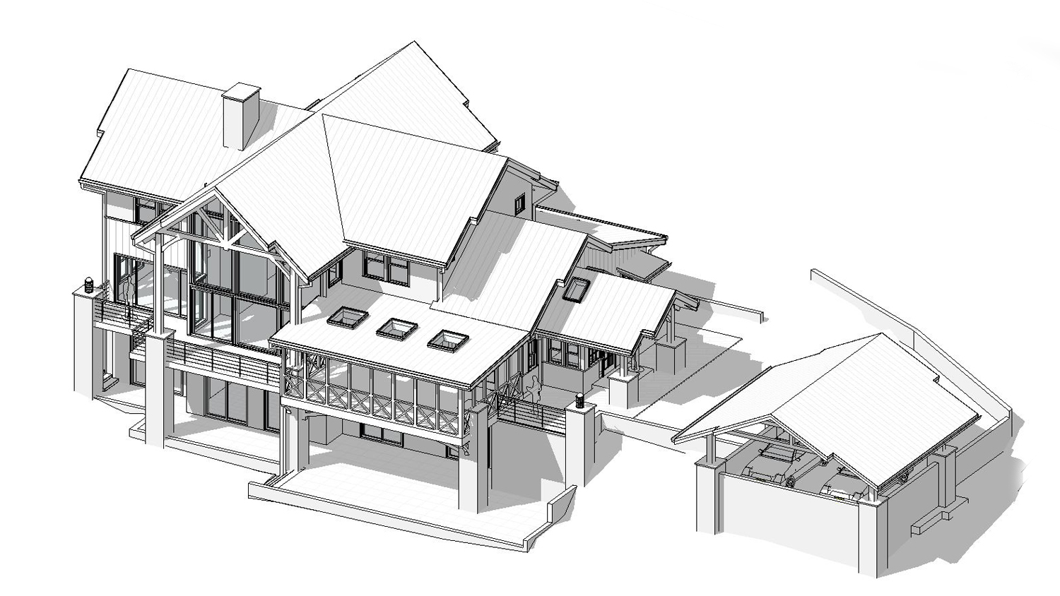 湖滨戏剧性周末度假胜地——尼格曼住宅-23