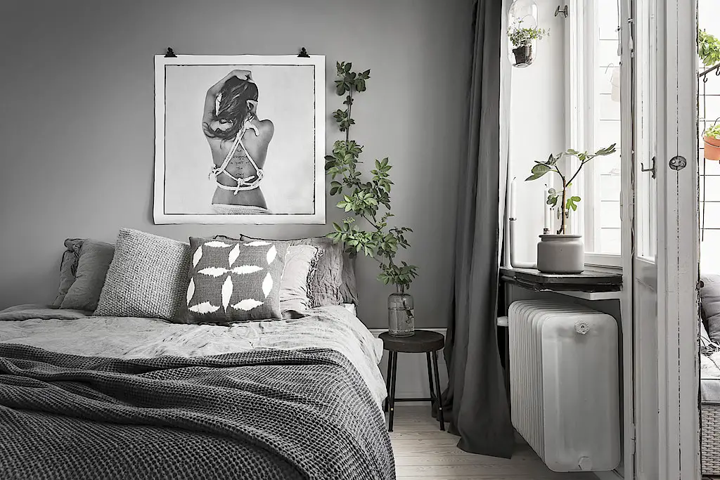 北欧小户型的灰色魅力-21