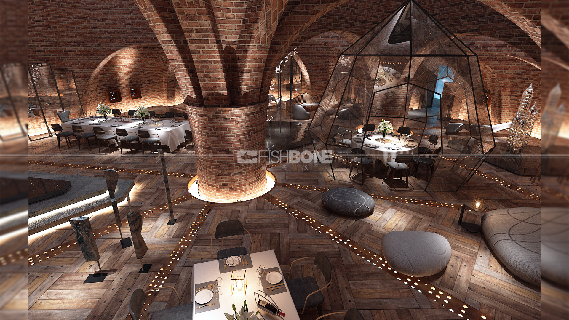 鱼骨设计·半朵云艺术会客厅-22