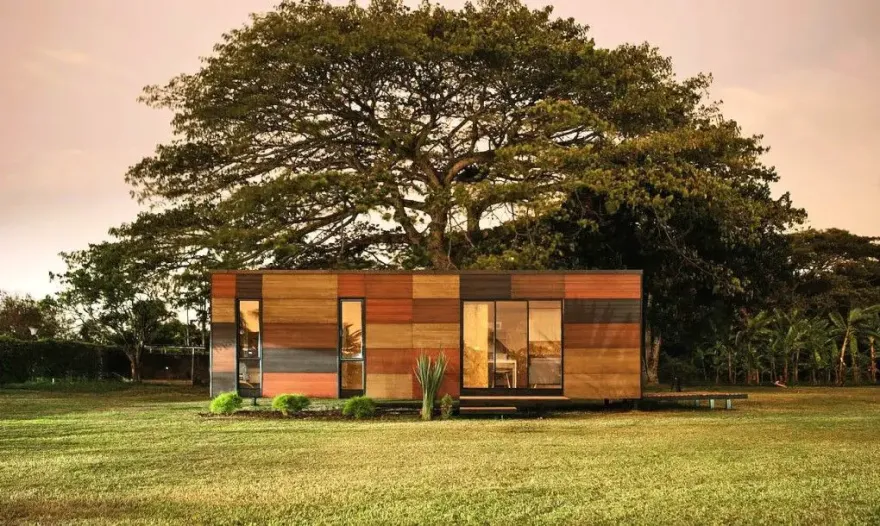 38m2 模块化木屋设计,极致空间利用-1