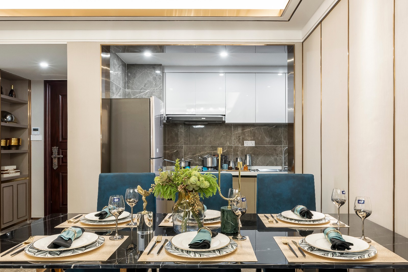 惠州奢华美式样板房 | 上森设计诠释精致生活品味-9