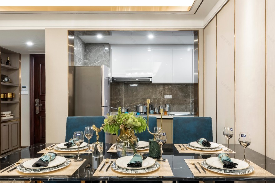 惠州奢华美式样板房 | 上森设计诠释精致生活品味-9