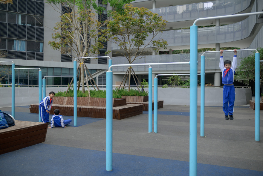 红岭教育集团 华富实验学校丨中国深圳丨大小景观,深圳市建筑设计研究总院有限公司,广州天泓-203