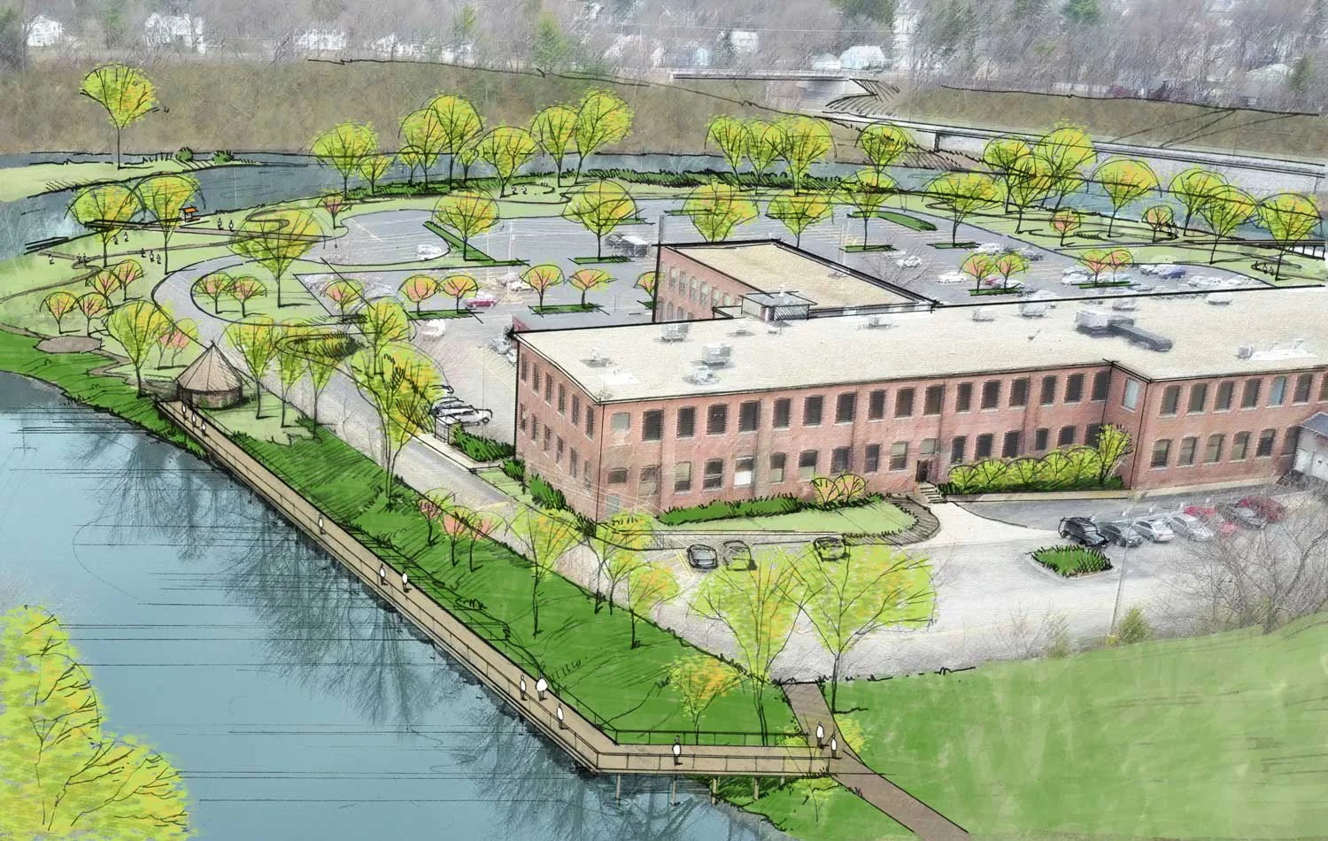 纳舒厄市中心河滨规划丨United StatesNashua-27