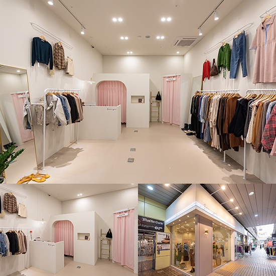 粉色调点亮 11 平米服装店 室内设计案例解析-1