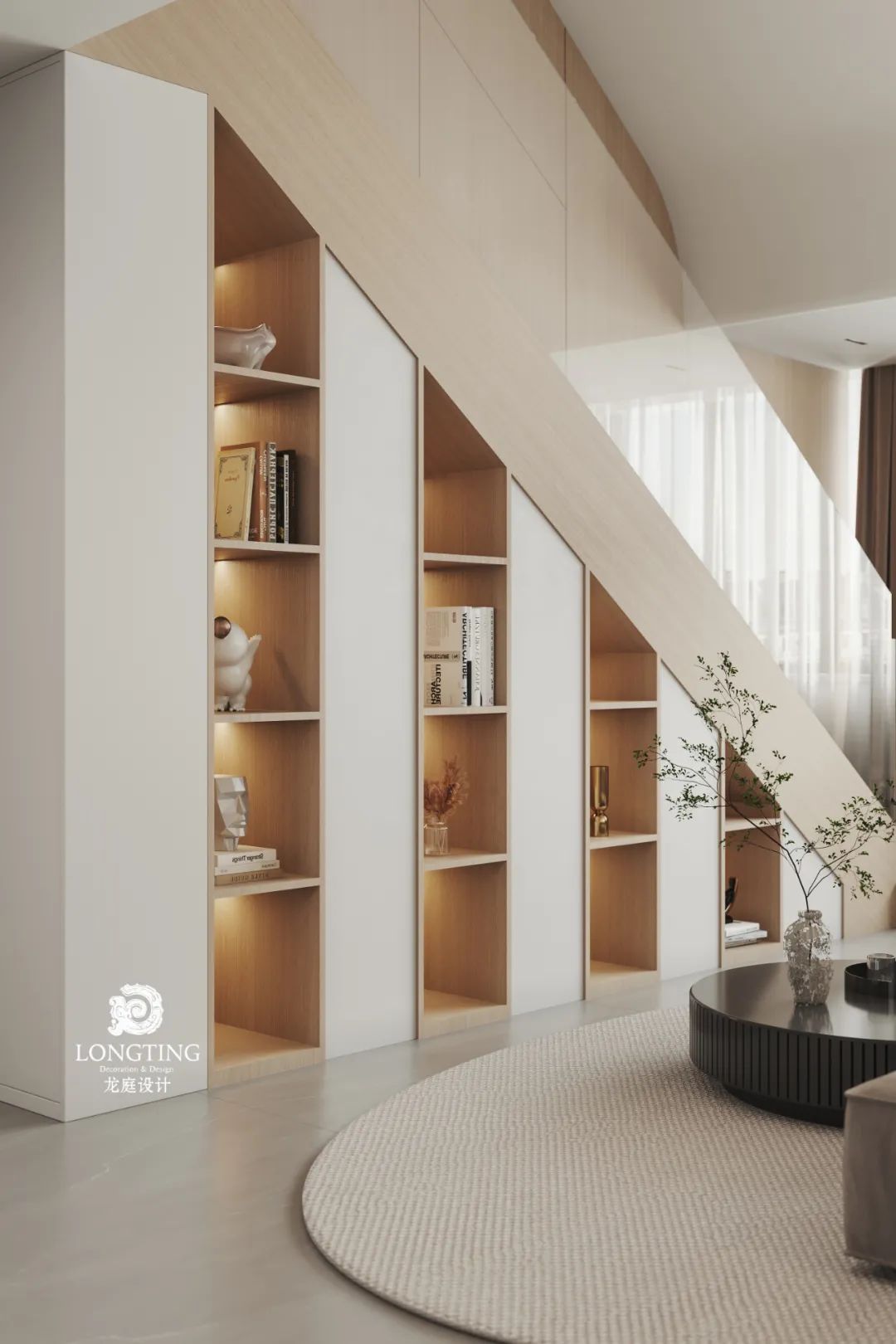 天澜湾 180 方·充分利用空间,挑空客厅设计-12