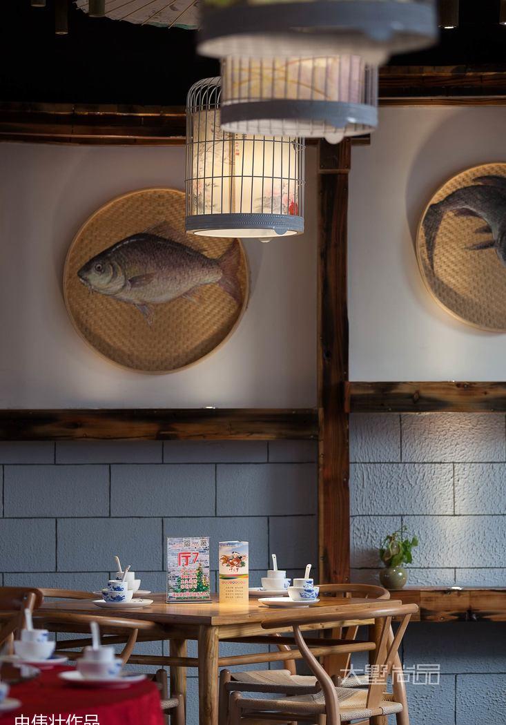 大墅尚品·复古风格鱼头故事中餐厅设计-20