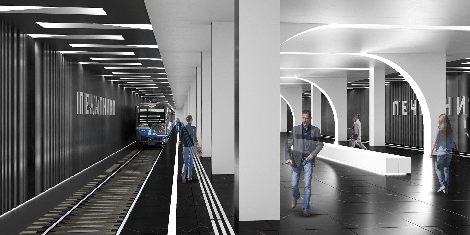 莫斯科地铁“Печатники”站设计丨俄罗斯莫斯科丨nmorozzova-18