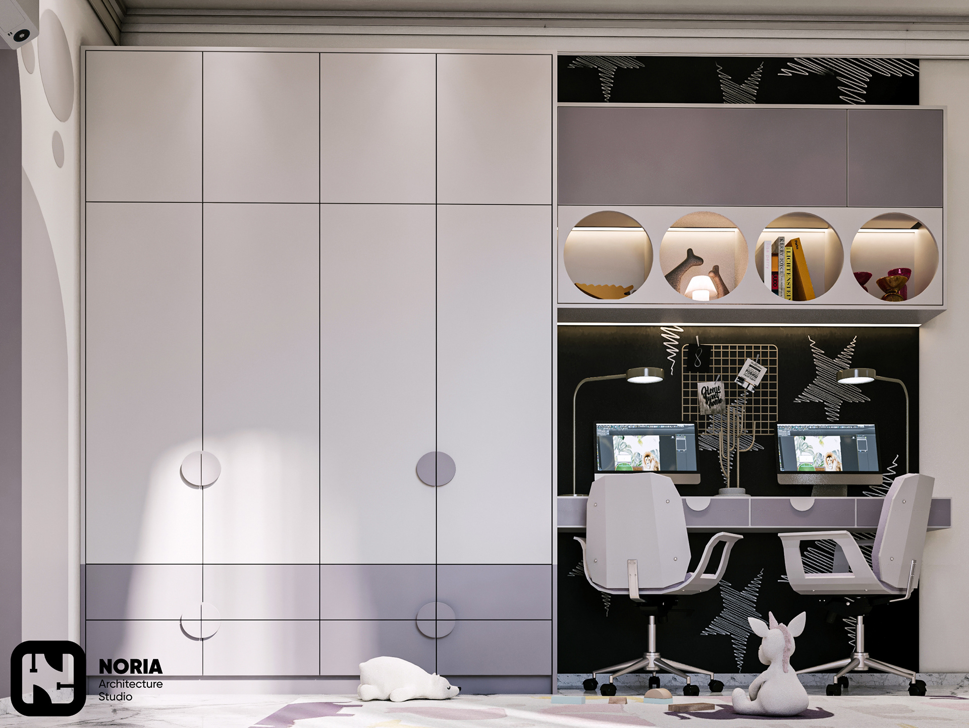 3 女孩卧室设计-8