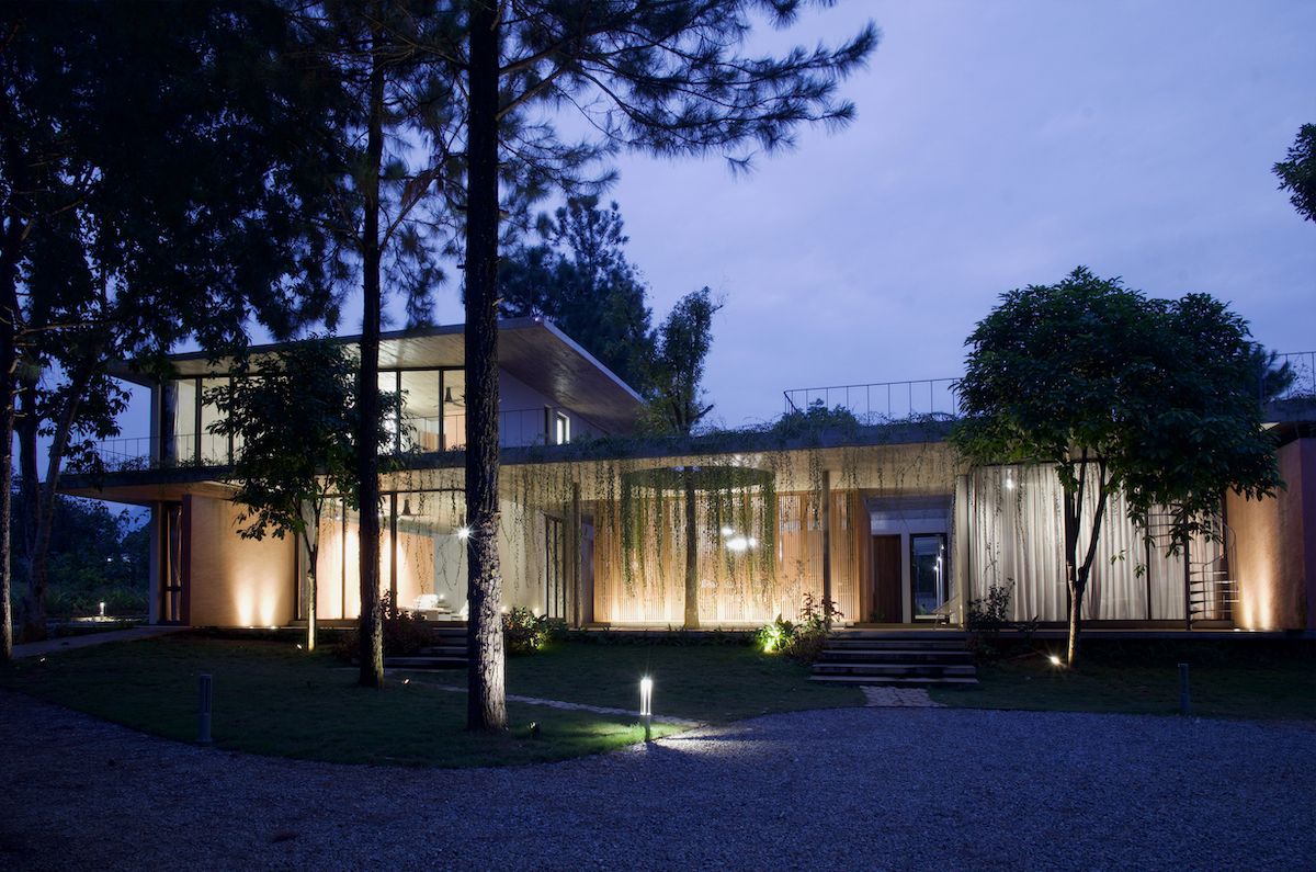 Ba Vì森林中的开放互动生活空间-2