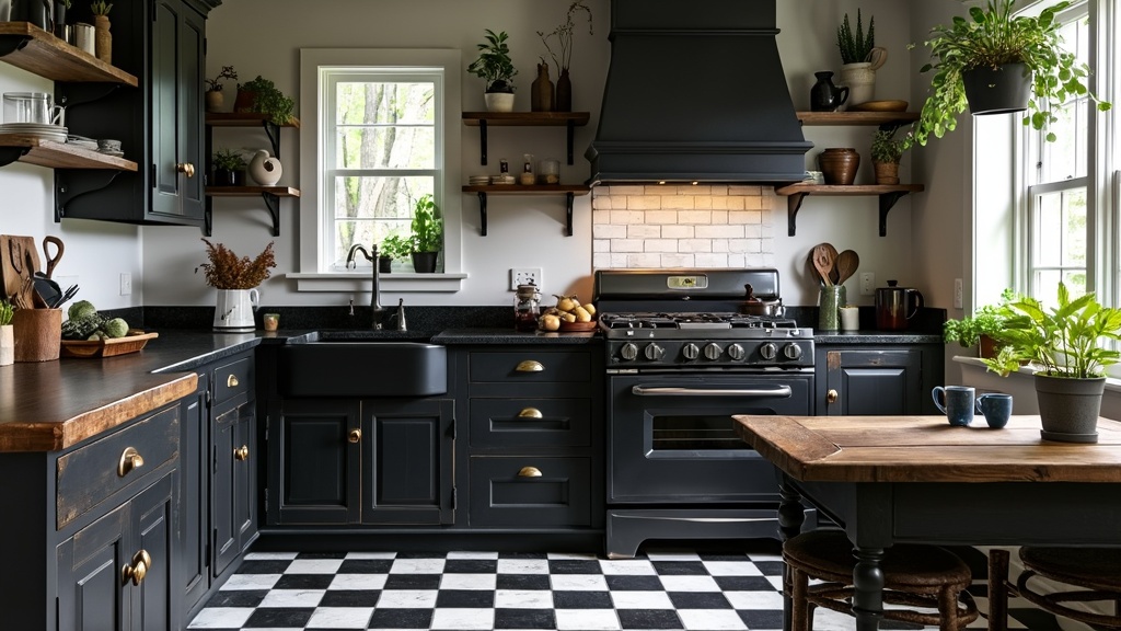 16种全黑厨房设计方案-21