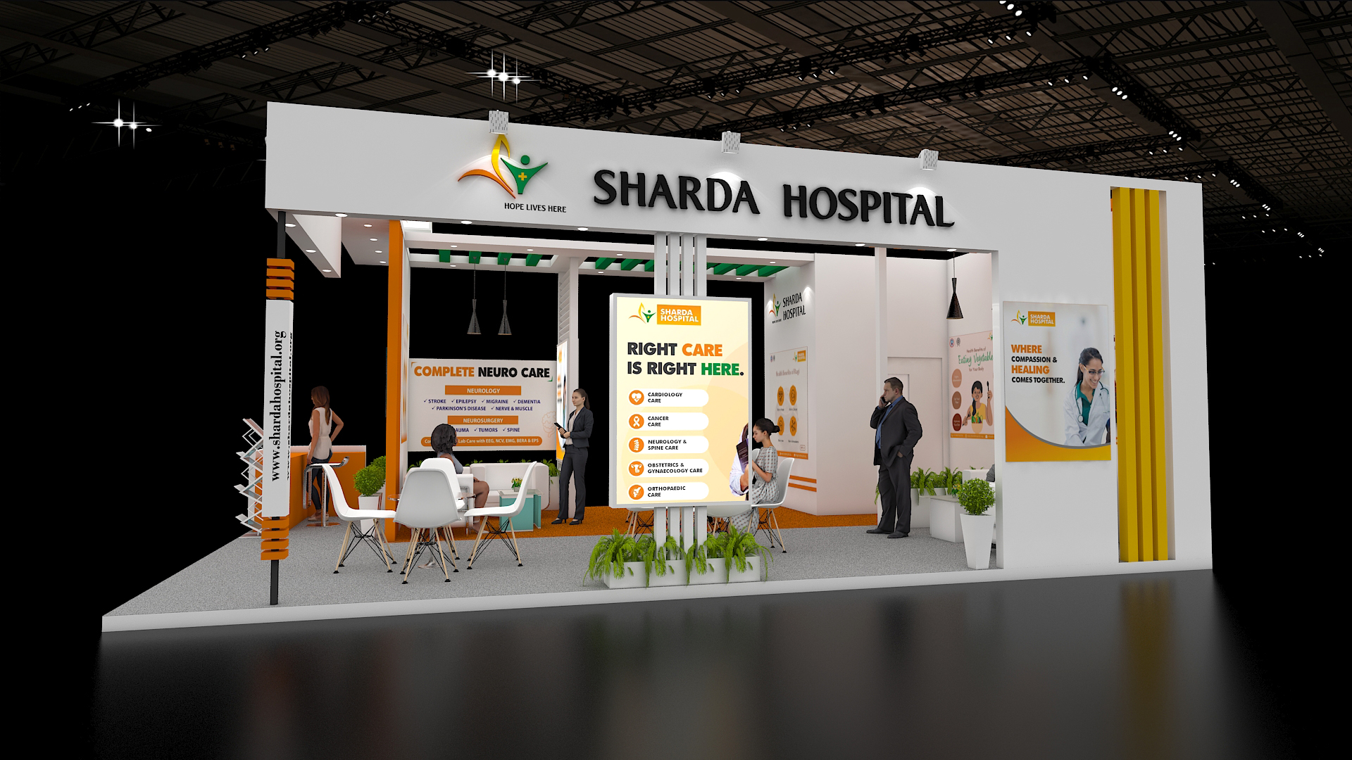 Sharda Hospital @Advantage Health Care India 2023-3