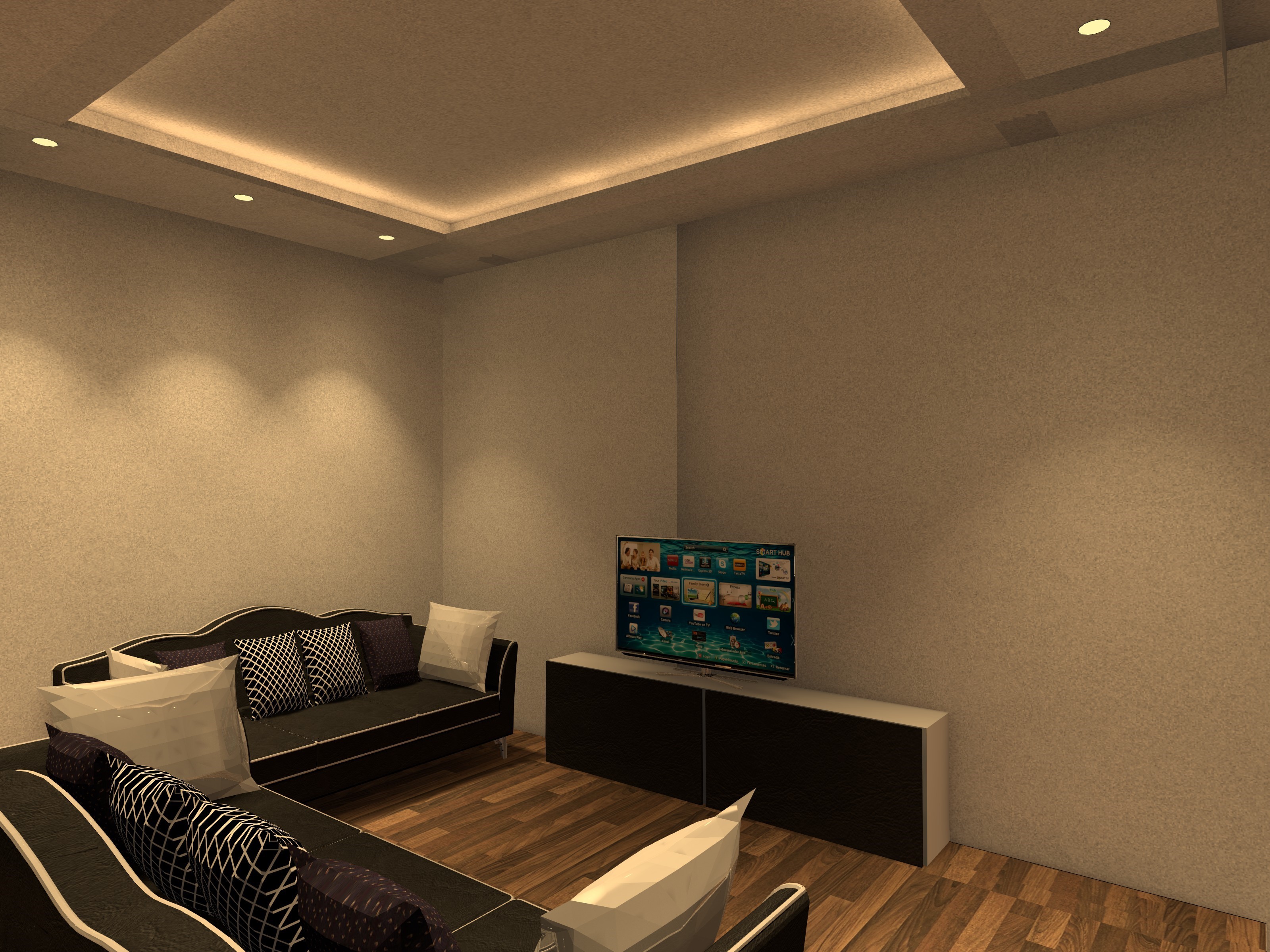 Private Villa Interior lighting design-2