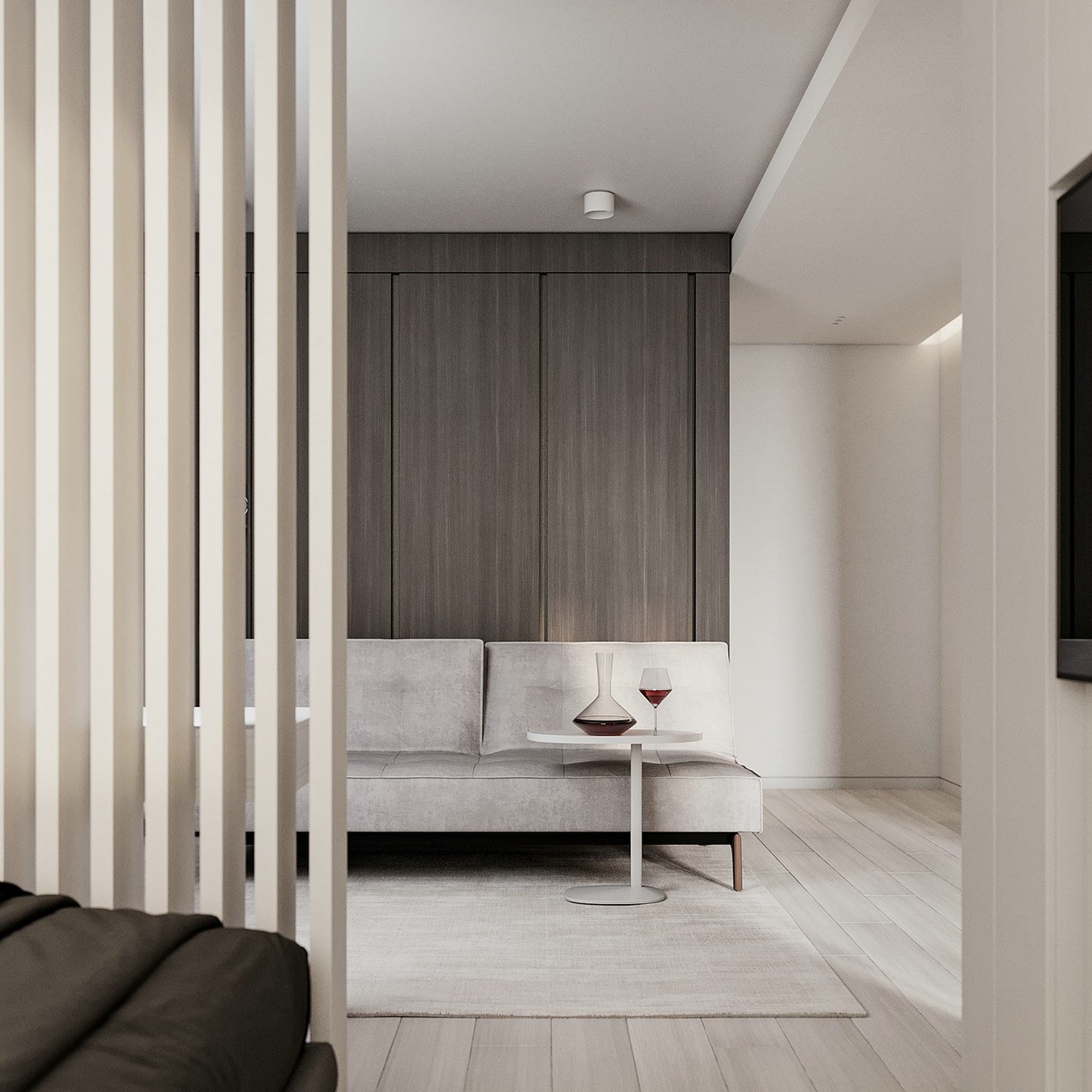 浅色系小空间公寓设计-4