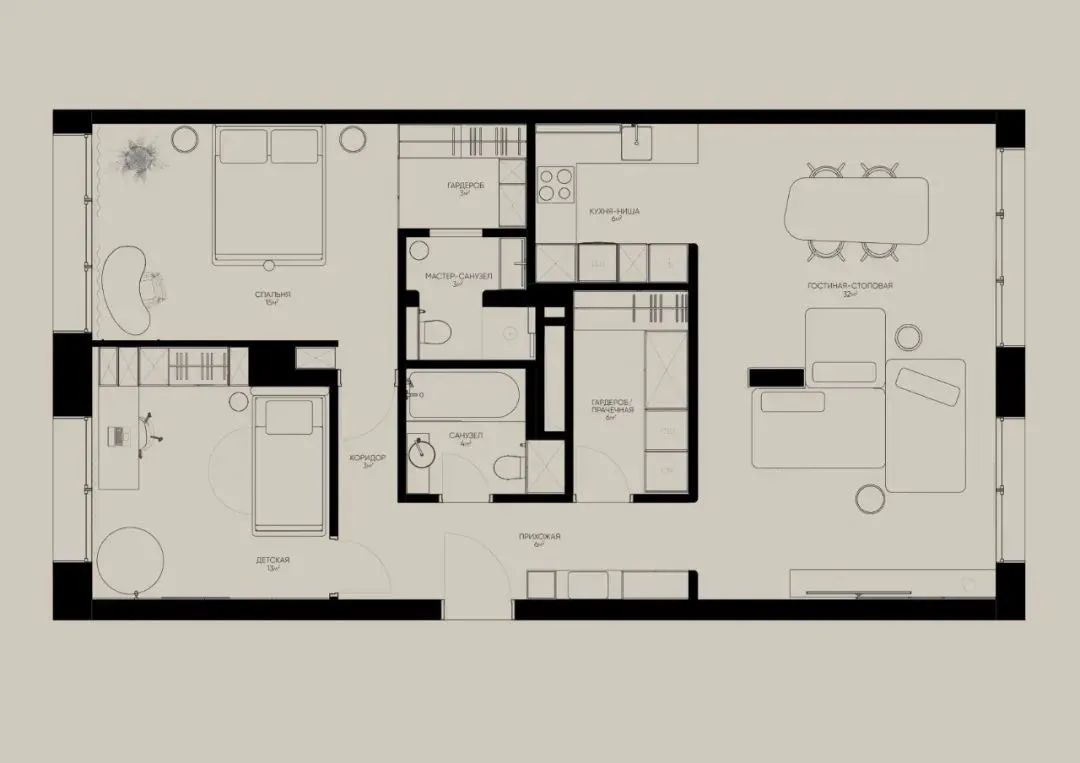 白色公寓丨俄罗斯莫斯科丨ZIZEWSKI ARCHITECTS-68