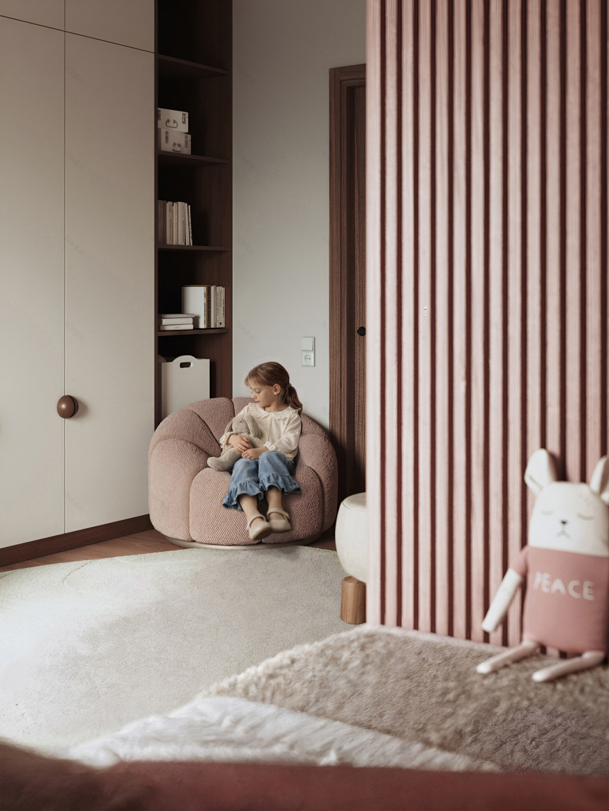 DESIGN PROJECT FOR A GIRL'S ROOM | Детская для девочки-22