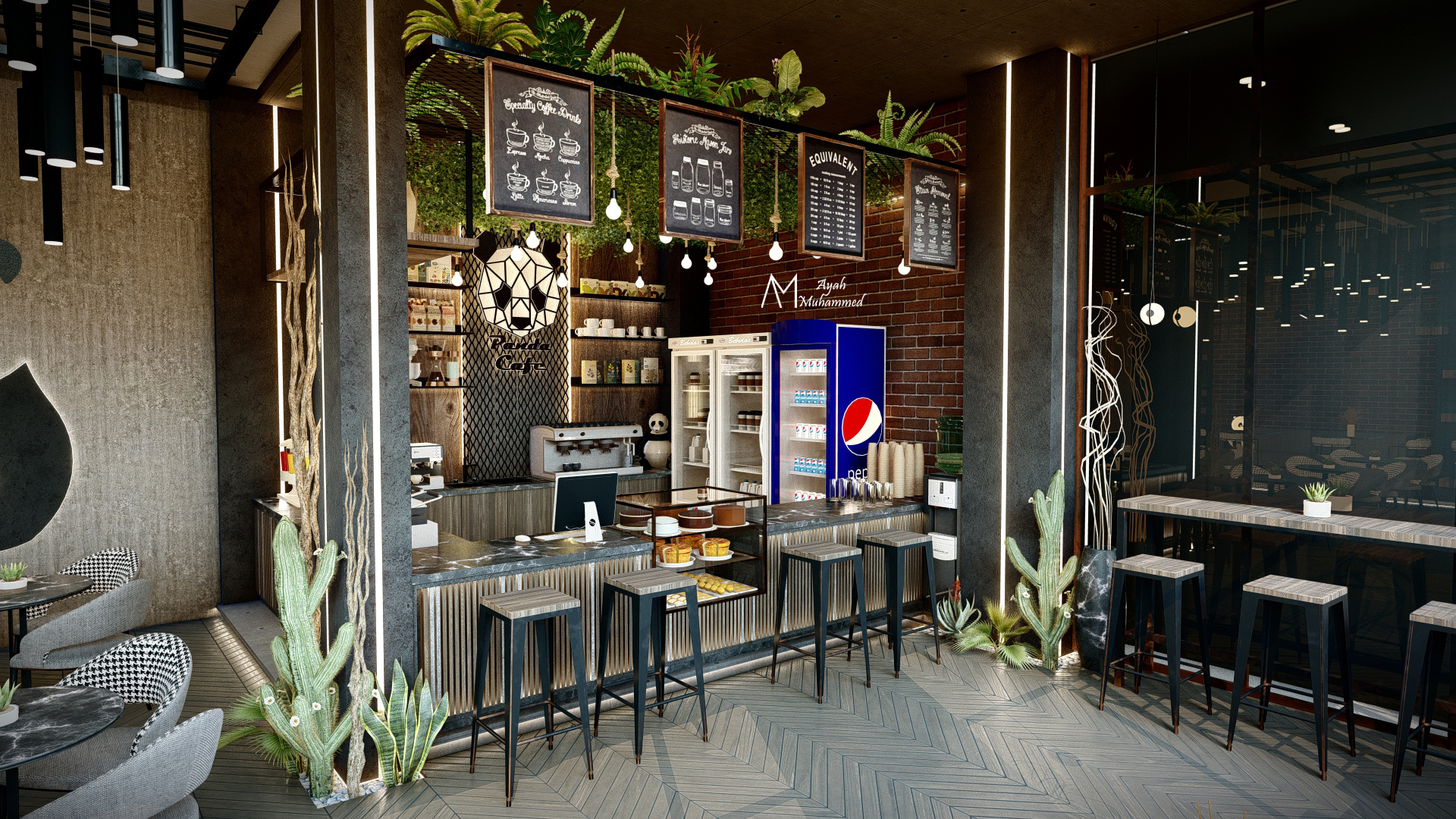 Panda Café 室内设计-3