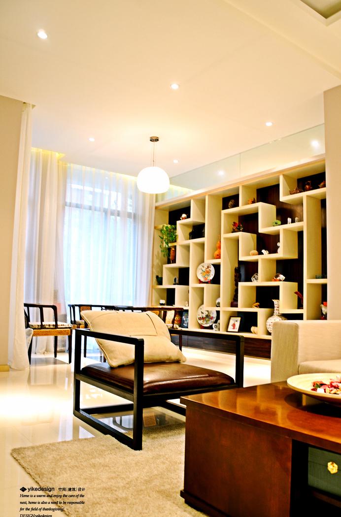 
复地北桥城210平联排别墅现代中式 -6