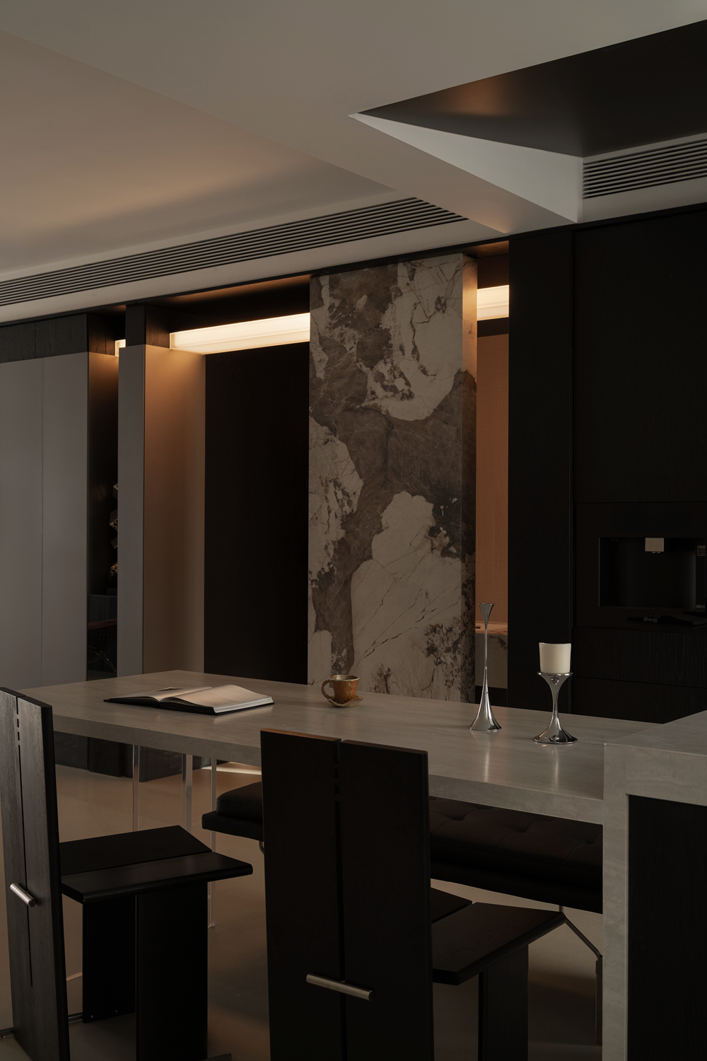 逅界空间设计｜暗调里的松弛感-39