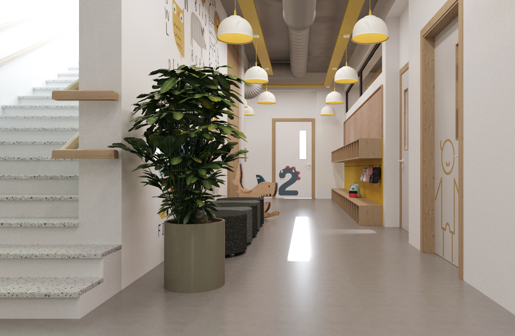 ESKİŞEHİR BİLNET 学校室内概念设计项目-8