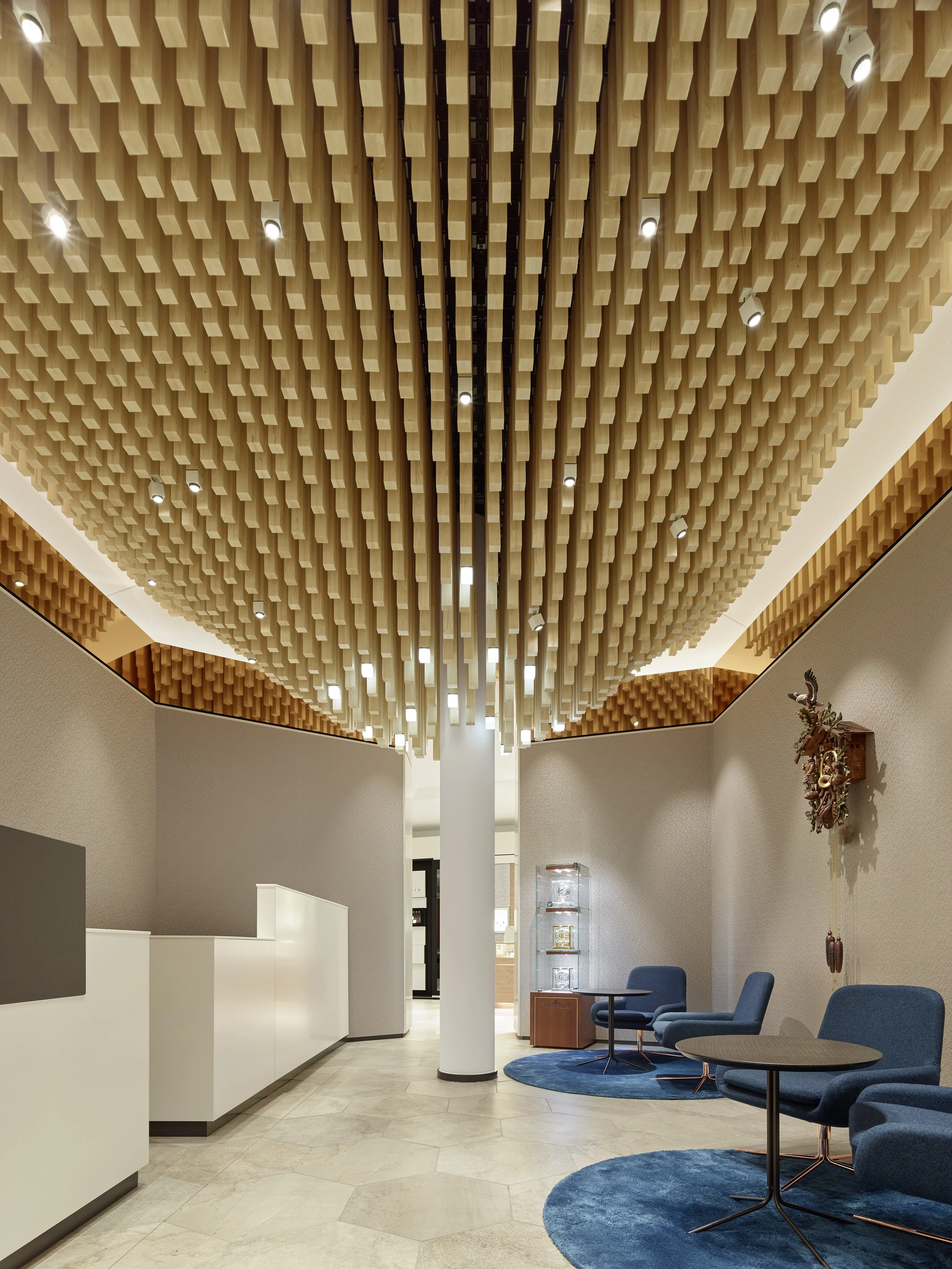 德国黑森林的奢华钟表销售空间-16