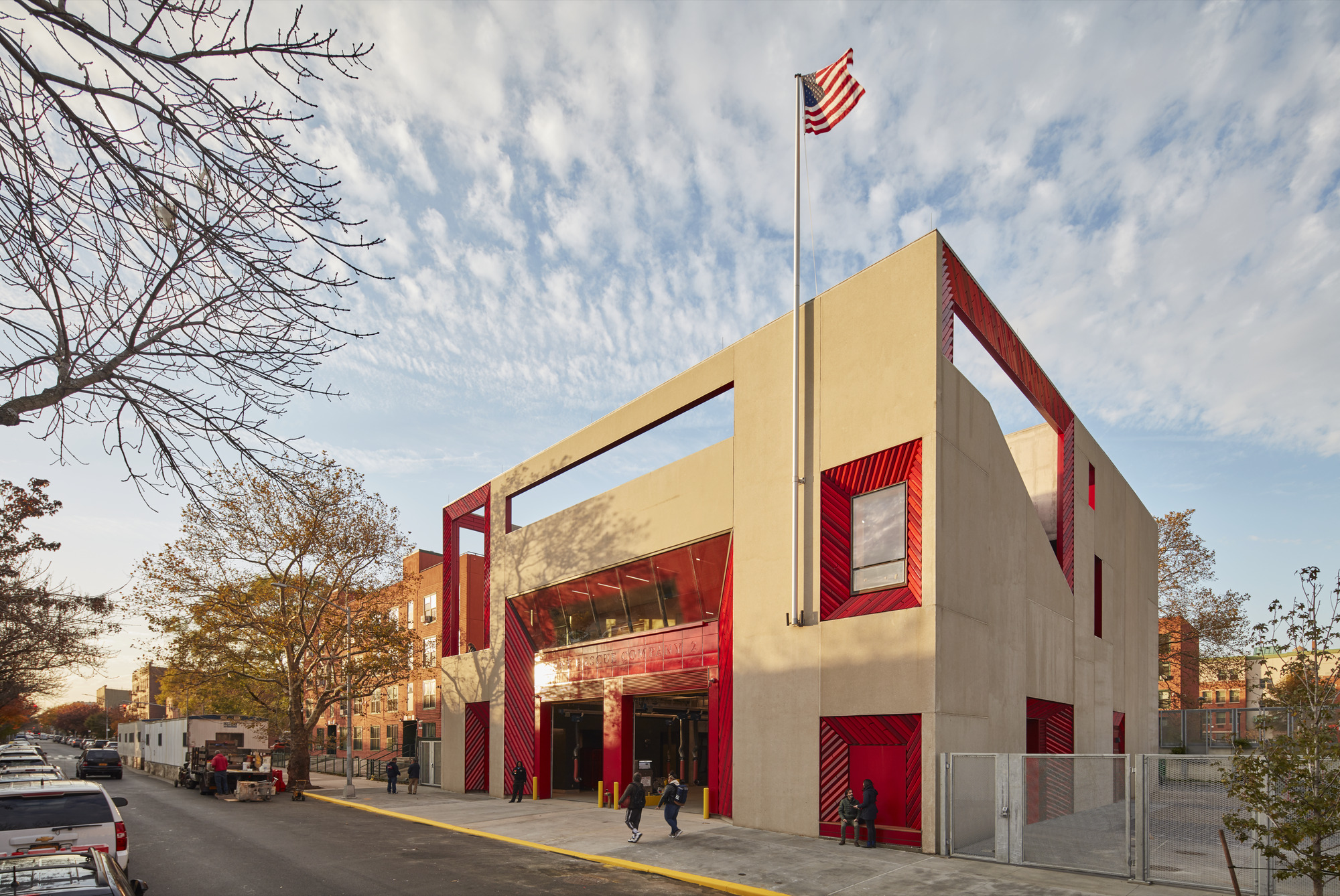 纽约市消防局救援二连设施丨美国纽约丨Studio Gang-18