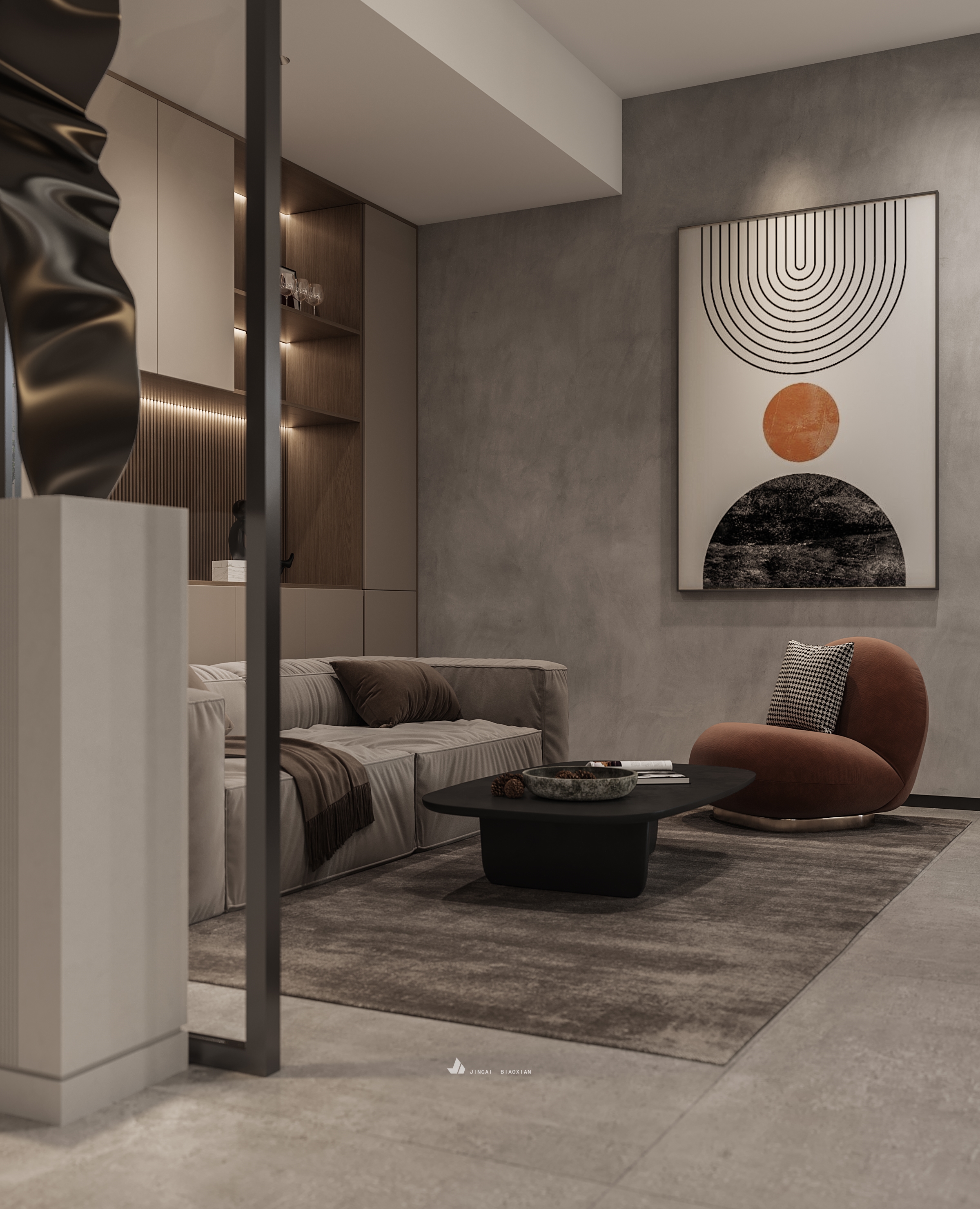 现代简约公寓设计-34