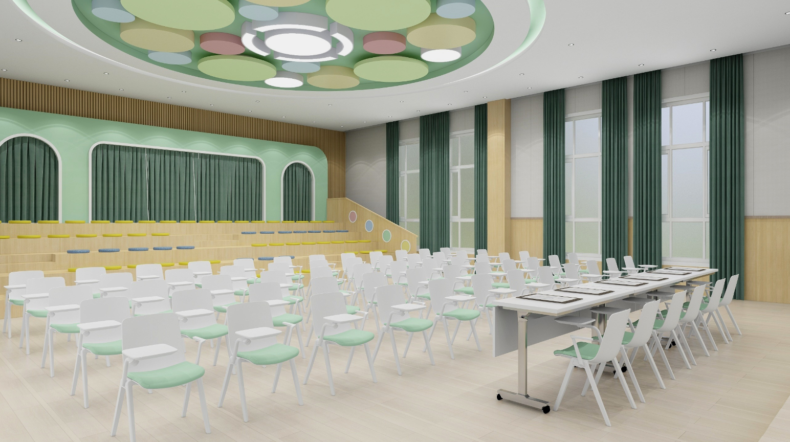 幼儿园多功能厅设计-10