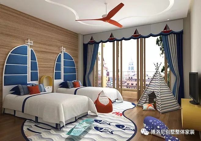 儿童房设计 | 安全环保,助力成长,为孩子的未来保驾护航-60