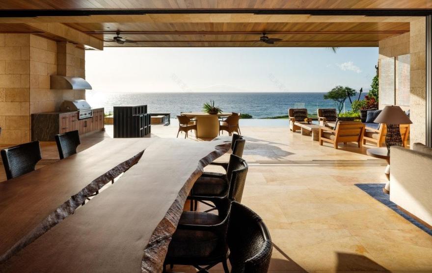 夏威夷 Coral 度假屋丨美国夏威夷丨Philpotts Interiors 公司-10