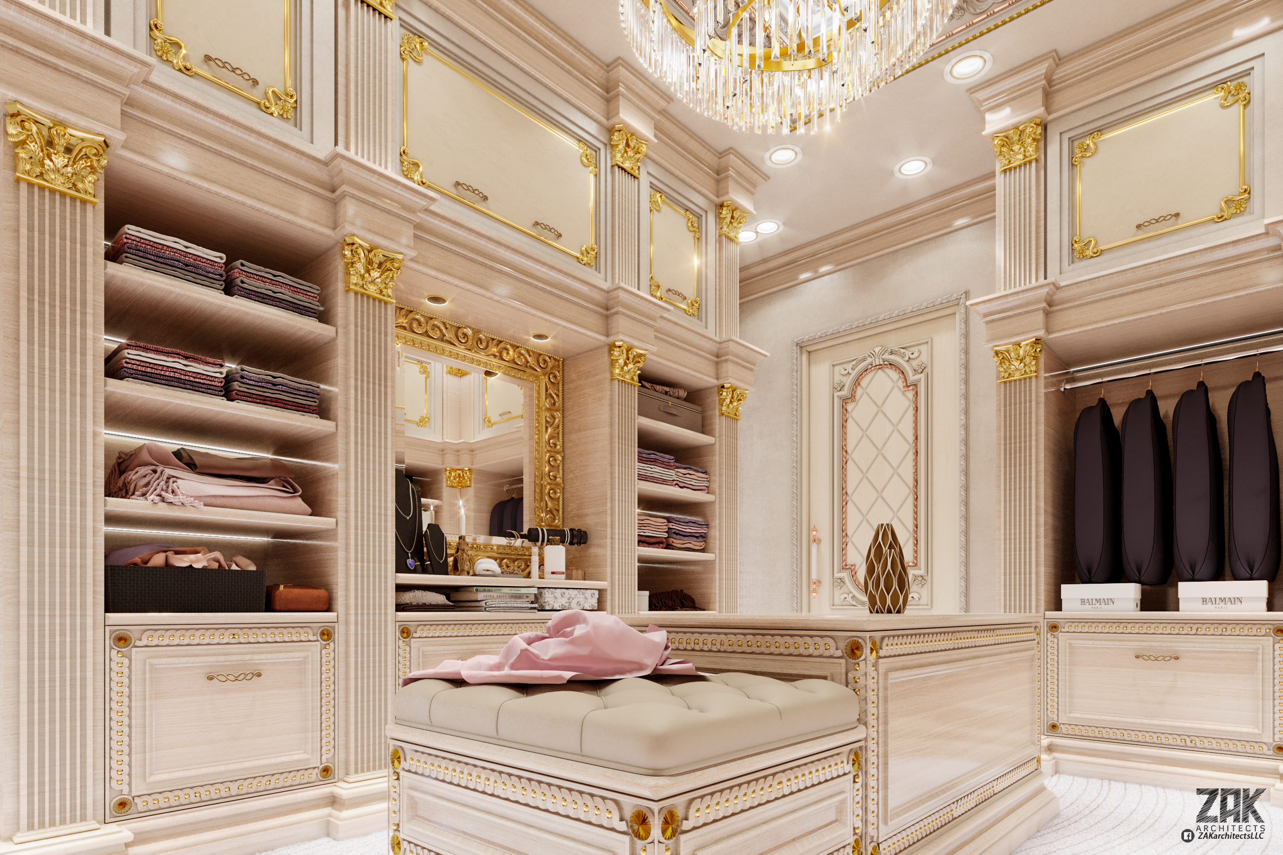 经典主卧室室内丨阿曼丨ZAK Architects-11