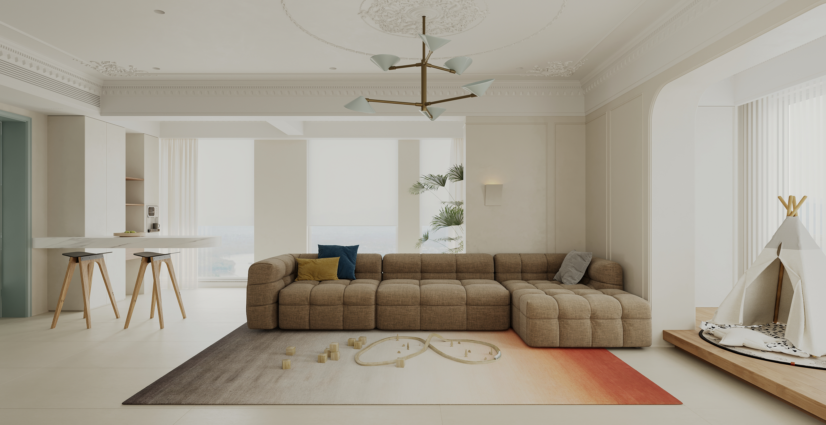 现代复古风效果图表现-4