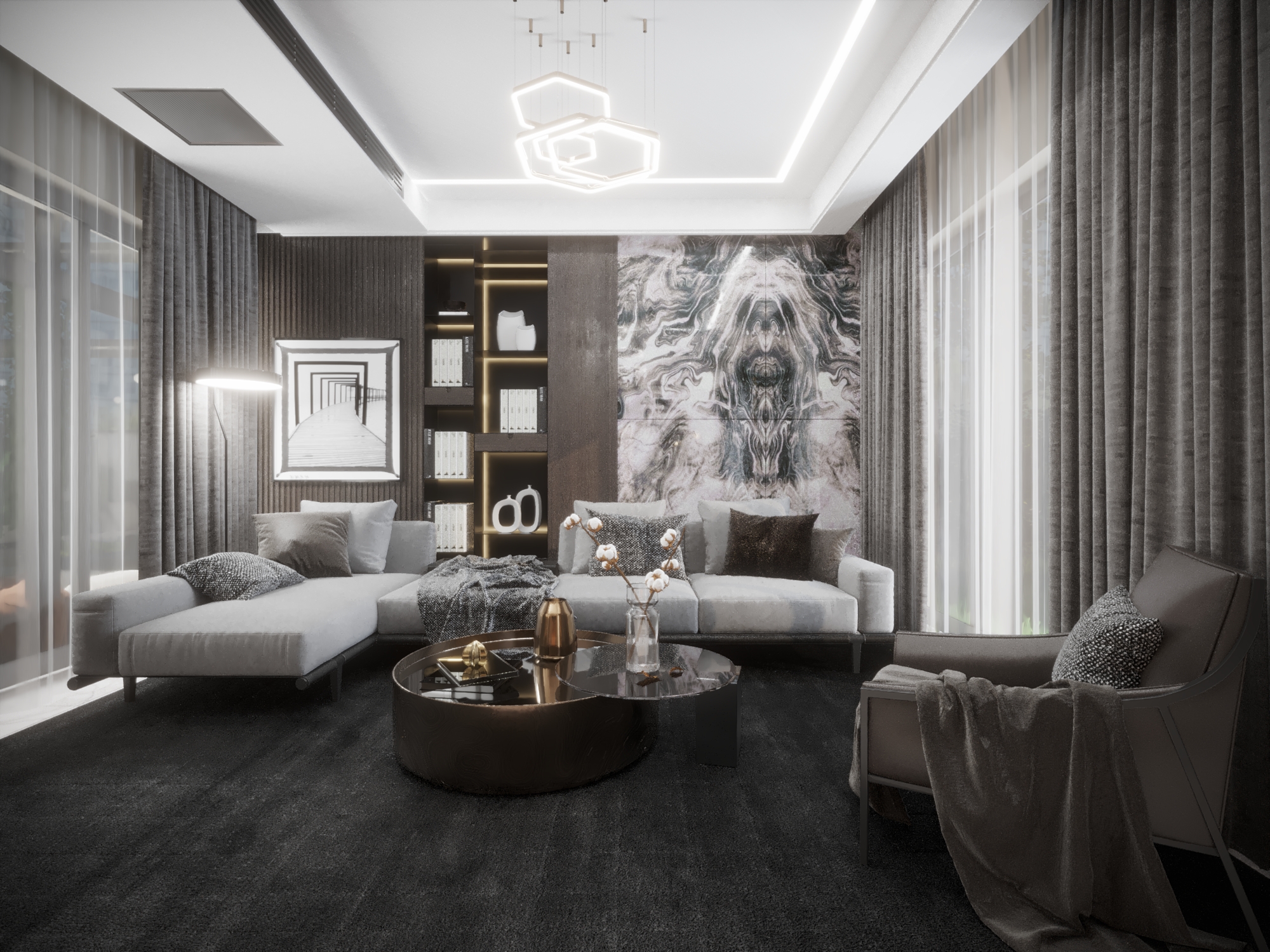 Reception Villa Modern-0