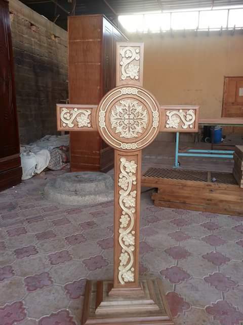 CNC wooden work for church-3