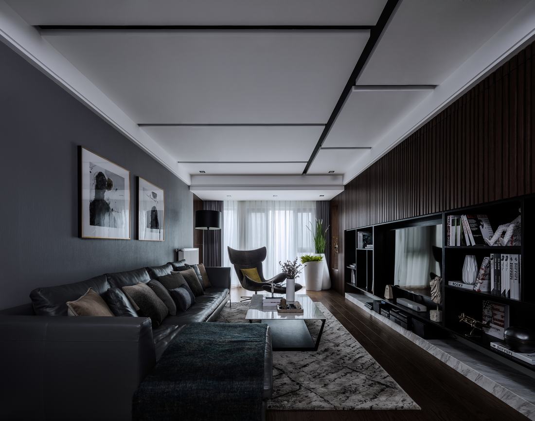 黑白灰的极简诗意：最in新中产的装修新风尚‖尚层装饰-11