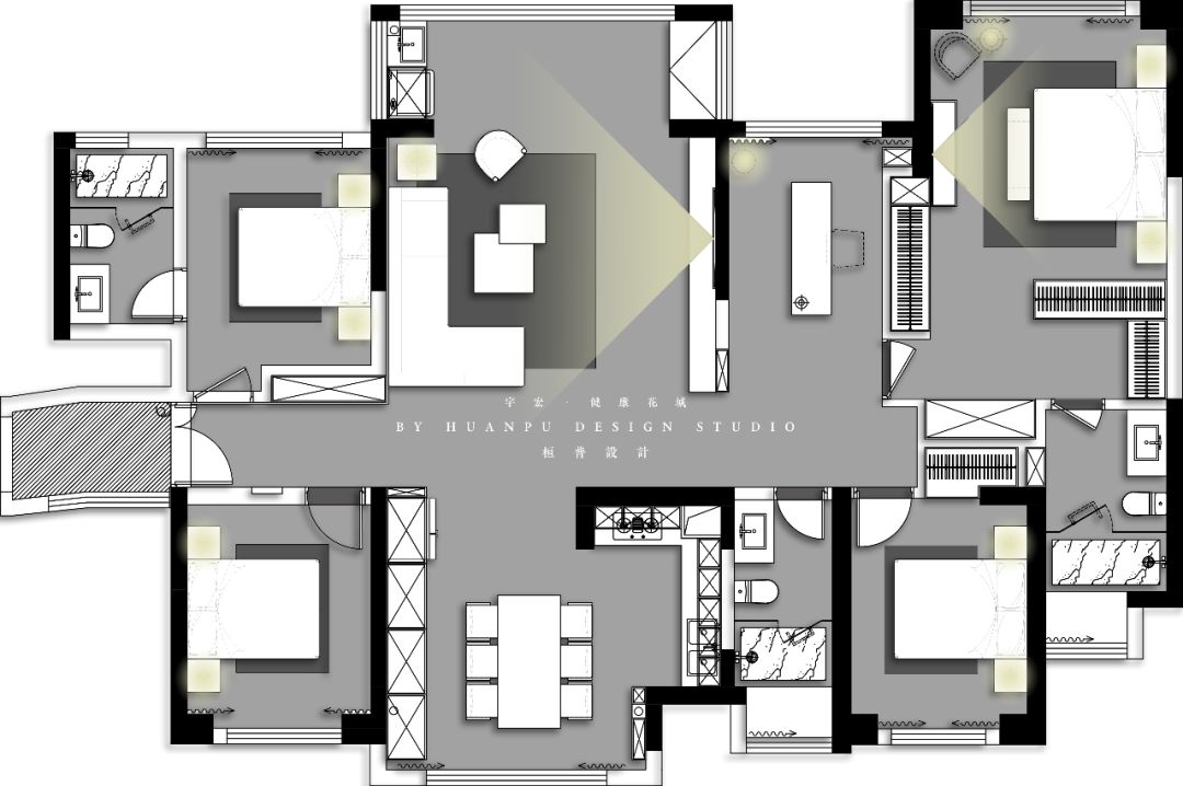 现代简约风，龙岗宇宏健康花城 150m²空间设计-49