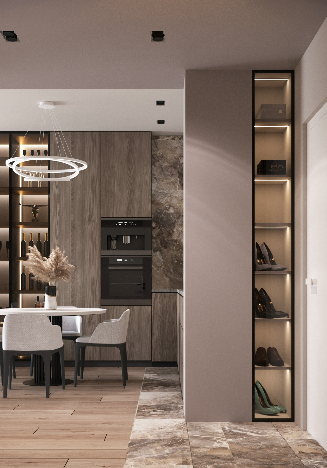 高级灰色系小空间公寓设计-5