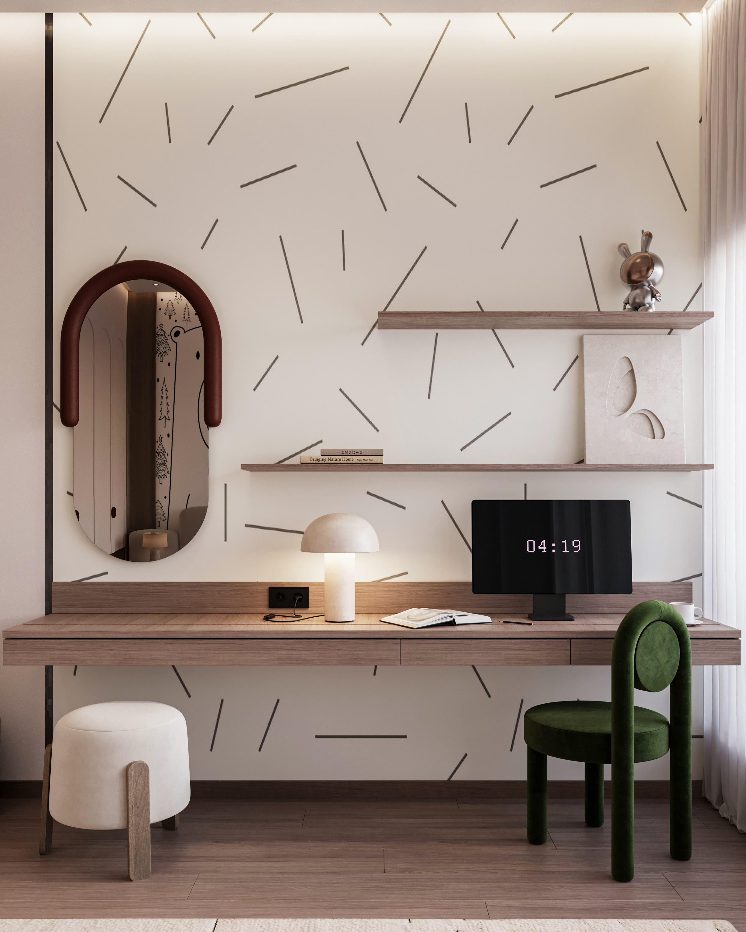 Boy Bedroom 室内设计项目丨阿联酋迪拜丨Huda Elturky-11