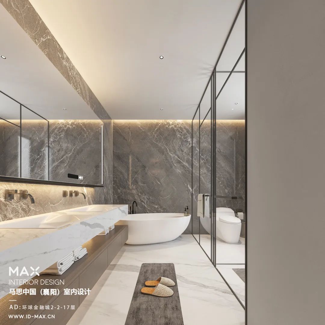 襄阳马思设计 | 200m²顶复意式极简，低调又高级-35