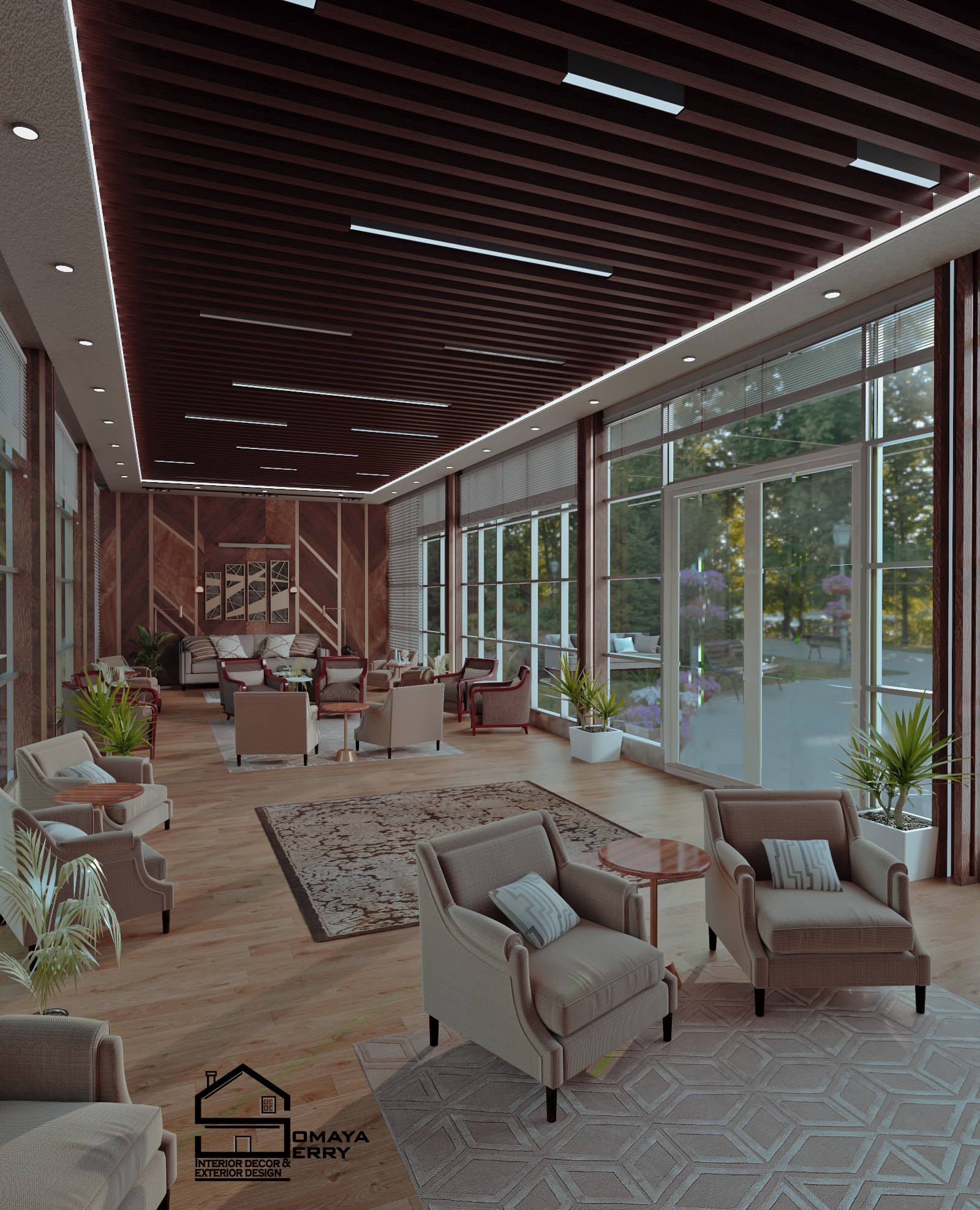 Modern lobby and waiting area-4