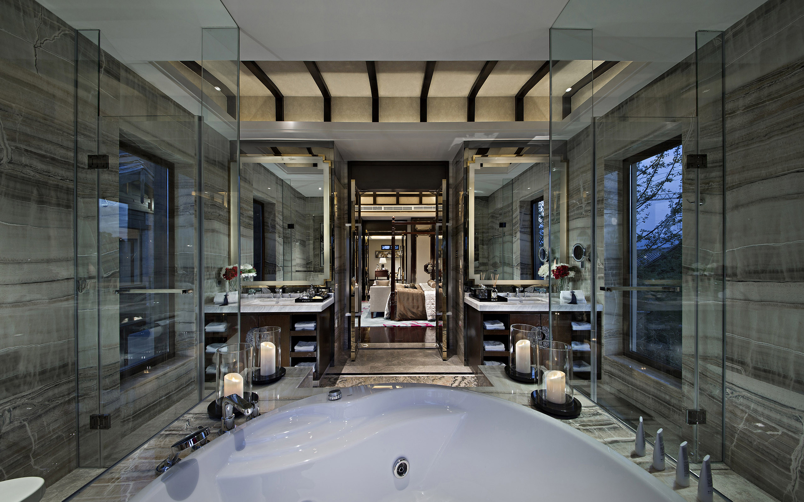 高清+梁志天麗江瑞吉別墅戶型IV新古典-3-73