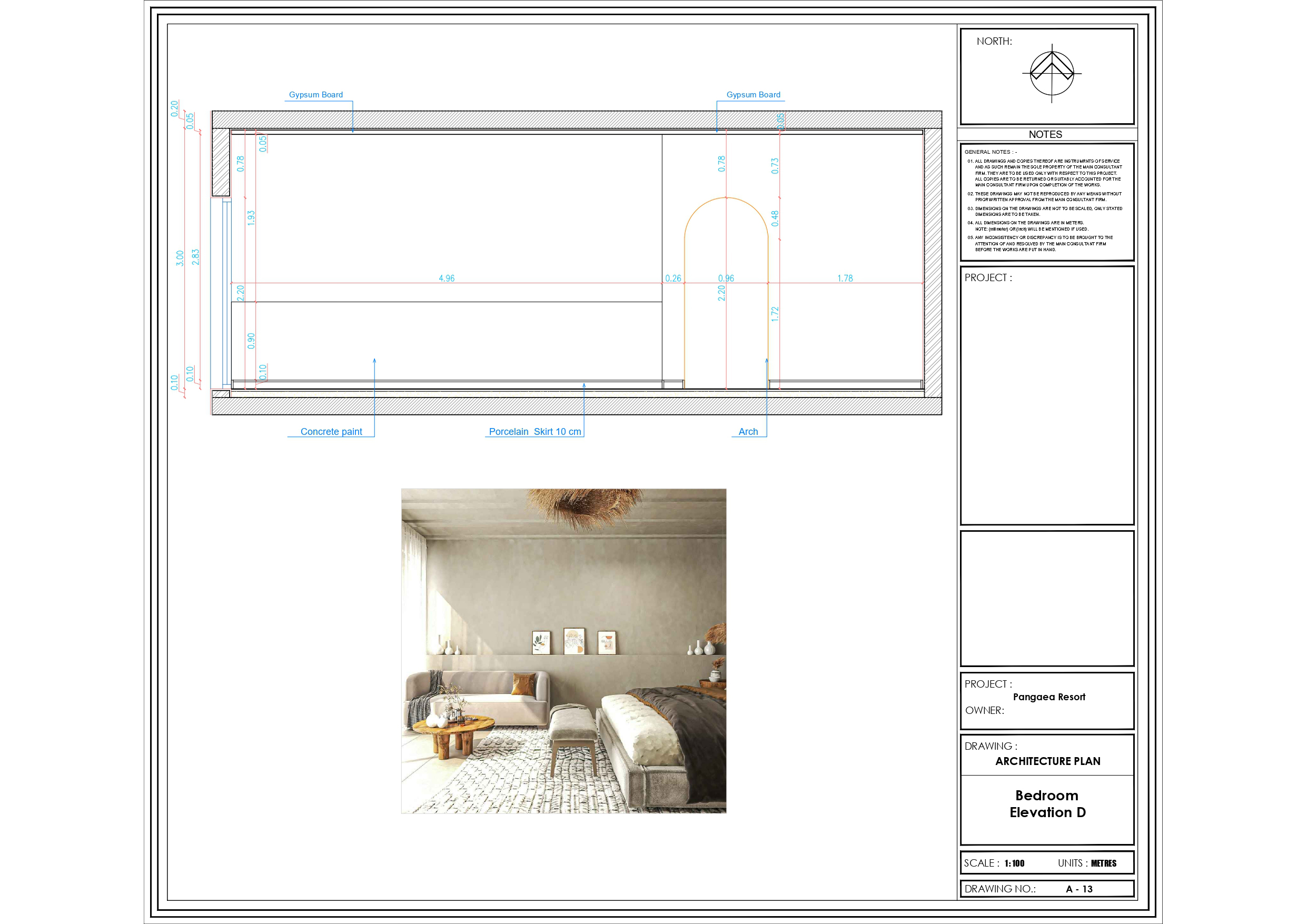 WORKING DRAWING OF CHALET-14