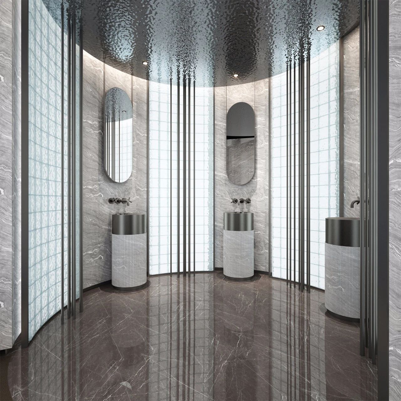 山水梦境 · 张家港中梁·文锦云庭售楼处设计丨中国江苏丨一目空间设计软装团队,思创合设计TCC DESIGN-45